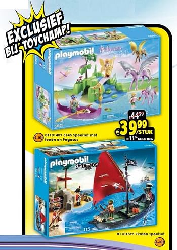 Aanbiedingen Piraten speelset - Playmobil - Geldig van 09/11/2015 tot 15/11/2015 bij ToyChamp