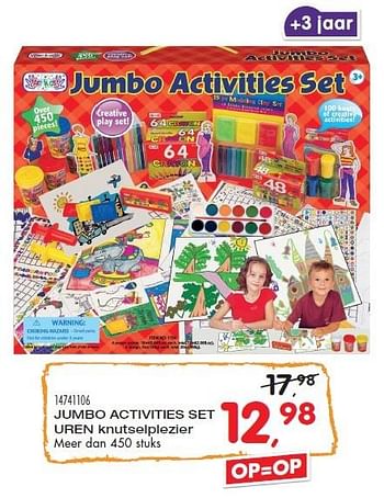 Aanbiedingen Jumbo activities set - Huismerk - Supra Bazar - Geldig van 10/11/2015 tot 08/12/2015 bij Supra Bazar