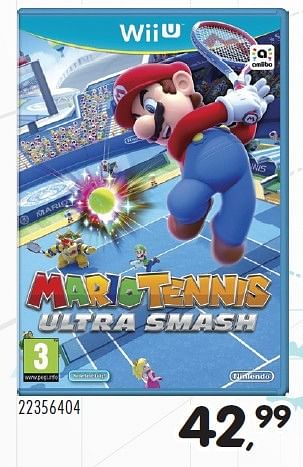 Aanbiedingen Mario tennis ultra smash - Nintendo - Geldig van 10/11/2015 tot 08/12/2015 bij Supra Bazar