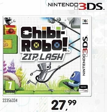Aanbiedingen Chibi robo zip lash - Nintendo - Geldig van 10/11/2015 tot 08/12/2015 bij Supra Bazar