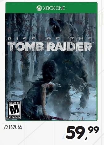 Aanbiedingen Tomb raider - Microsoft Game Studios - Geldig van 10/11/2015 tot 08/12/2015 bij Supra Bazar
