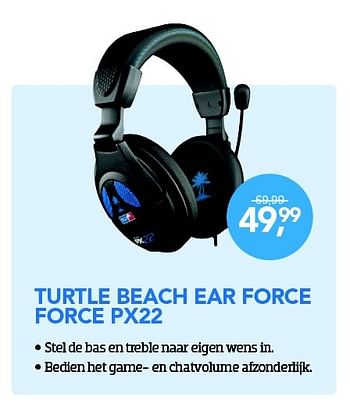 Aanbiedingen Turtle beach ear force force px22 - Turtle Beach - Geldig van 01/11/2015 tot 06/12/2015 bij Coolblue