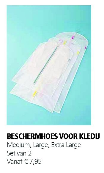 Aanbiedingen Beschermhoes voor kledij - Brabantia - Geldig van 30/11/2015 tot 31/12/2015 bij Multi Bazar