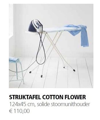 Aanbiedingen Strijktafel cotton flower - Brabantia - Geldig van 30/11/2015 tot 31/12/2015 bij Multi Bazar