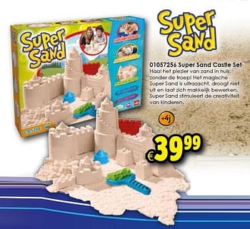 Aanbiedingen Super sand castle set - Goliath - Geldig van 14/11/2015 tot 22/11/2015 bij ToyChamp
