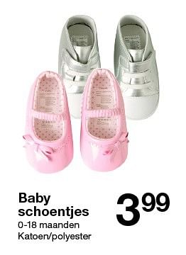Aanbiedingen Chaussures bébé - Huismerk - Zeeman  - Geldig van 14/11/2015 tot 28/11/2015 bij Zeeman