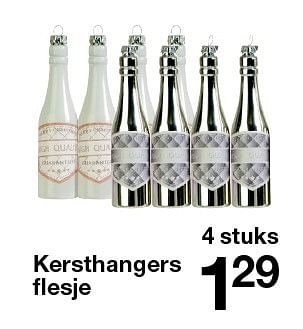 Aanbiedingen Suspensions bouteilles noël - Huismerk - Zeeman  - Geldig van 14/11/2015 tot 28/11/2015 bij Zeeman