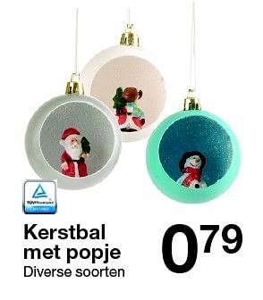 Aanbiedingen Boules de noël avec figurine - Huismerk - Zeeman  - Geldig van 14/11/2015 tot 28/11/2015 bij Zeeman