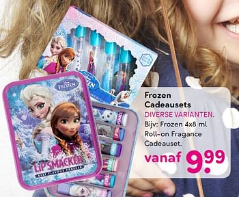 Aanbiedingen Frozen cadeausets - Disney  Frozen - Geldig van 09/11/2015 tot 22/11/2015 bij da