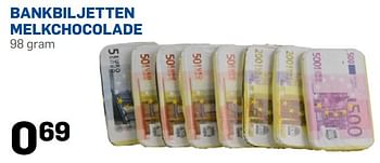 Aanbiedingen Bankbiljetten melkchocolade - Huismerk - Action - Geldig van 14/10/2015 tot 05/12/2015 bij Action