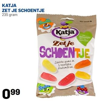 Aanbiedingen Katja zet je schoentje - Katja - Geldig van 14/10/2015 tot 05/12/2015 bij Action