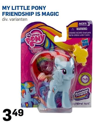 Aanbiedingen My little pony friendship is magic - My Little Pony - Geldig van 14/10/2015 tot 05/12/2015 bij Action