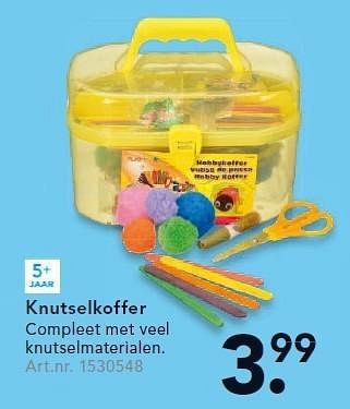 Aanbiedingen Knutselkoffer - Huismerk - Blokker - Geldig van 26/10/2015 tot 06/12/2015 bij Blokker