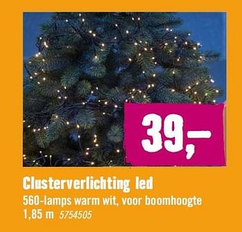 Aanbiedingen Clusterverlichting led - Huismerk Hornbach - Geldig van 02/11/2015 tot 29/11/2015 bij Hornbach