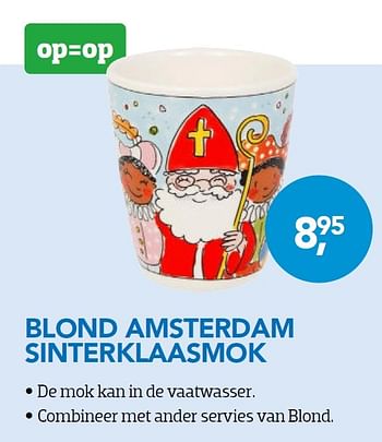 Aanbiedingen Blond amsterdam sinterklaasmok - Blond Amsterdam - Geldig van 01/11/2015 tot 06/12/2015 bij Coolblue