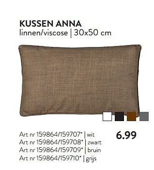 Aanbiedingen Kussen anna - Huismerk - Xenos - Geldig van 12/10/2015 tot 31/12/2015 bij Xenos