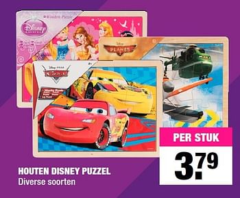 Aanbiedingen Houten disney puzzel - Disney - Geldig van 16/11/2015 tot 29/11/2015 bij Big Bazar