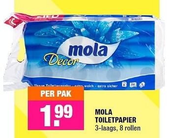 Aanbiedingen Mola toiletpapier - Mola - Geldig van 16/11/2015 tot 29/11/2015 bij Big Bazar