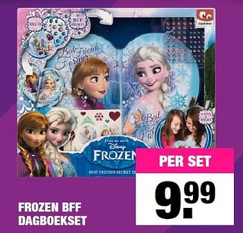 Aanbiedingen Frozen bff dagboekset - Disney  Frozen - Geldig van 16/11/2015 tot 29/11/2015 bij Big Bazar