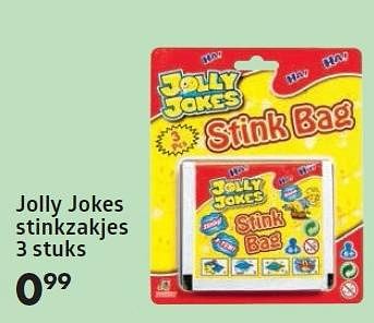 Aanbiedingen Jolly jokes stinkzakjes - Huismerk-Bruna - Geldig van 16/11/2015 tot 06/12/2015 bij Bruna