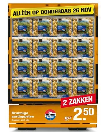 Aanbiedingen Kruimige aardappelen - Huismerk - Coop - Geldig van 23/11/2015 tot 29/11/2015 bij Coop