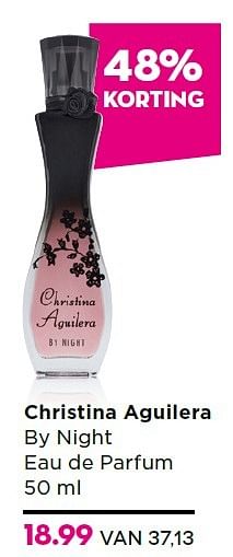 Aanbiedingen Christina aguilera by night eau de parfum - Christina Aguilera - Geldig van 16/11/2015 tot 06/12/2015 bij Ici Paris XL