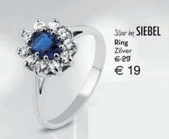 Aanbiedingen Ring - Huismerk - Siebel Juweliers - Geldig van 22/11/2015 tot 31/12/2015 bij Siebel Juweliers