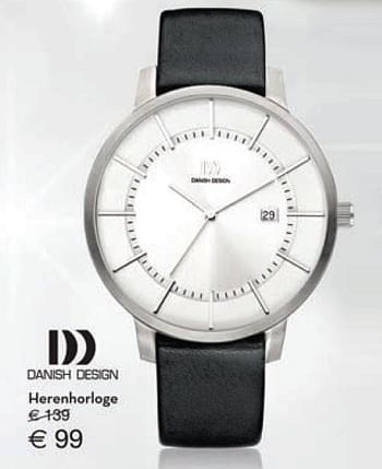 Aanbiedingen Herenhorloge - Danish Design - Geldig van 22/11/2015 tot 31/12/2015 bij Siebel Juweliers