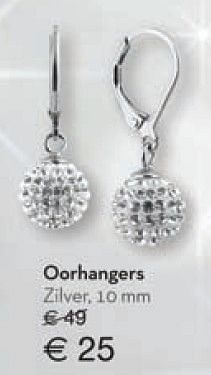 Aanbiedingen Oorhangers - Huismerk - Siebel Juweliers - Geldig van 22/11/2015 tot 31/12/2015 bij Siebel Juweliers