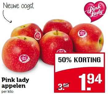Aanbiedingen Pink lady appelen - Huismerk - Coop - Geldig van 23/11/2015 tot 29/11/2015 bij Coop