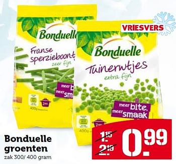 Aanbiedingen Bonduelle groenten - Bonduelle - Geldig van 23/11/2015 tot 29/11/2015 bij Coop