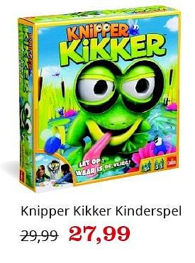 Aanbiedingen Knipper kikker kinderspel - Jumbo - Geldig van 20/11/2015 tot 06/12/2015 bij Bol