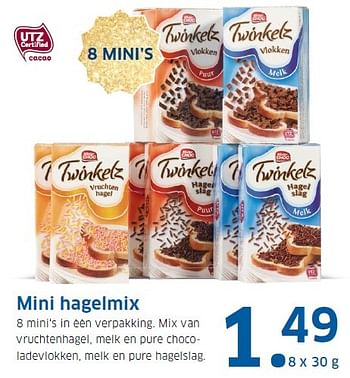 Aanbiedingen Mini hagelmix - Huismerk - Lidl - Geldig van 23/11/2015 tot 29/11/2015 bij Lidl