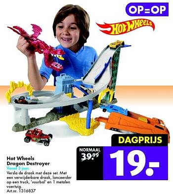 Aanbiedingen Hot wheels dragon destroyer - Hot Wheels - Geldig van 21/11/2015 tot 06/12/2015 bij Bart Smit