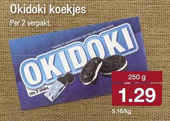 Aanbiedingen Okidoki koekjes - Okidoki - Geldig van 25/11/2015 tot 01/12/2015 bij Aldi