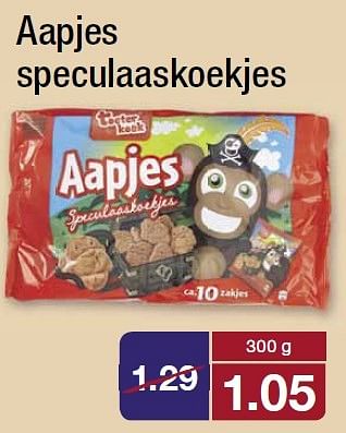 Aanbiedingen Aapjes speculaaskoekjes - Toeter Koek - Geldig van 25/11/2015 tot 01/12/2015 bij Aldi