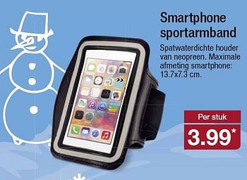 Aanbiedingen Smartphone sportarmband - Huismerk - Aldi - Geldig van 25/11/2015 tot 01/12/2015 bij Aldi