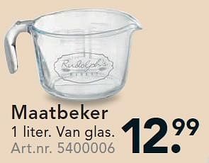 Aanbiedingen Maatbeker - Huismerk - Blokker - Geldig van 23/11/2015 tot 06/12/2015 bij Blokker