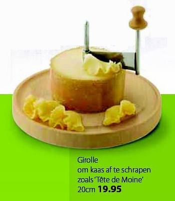 Aanbiedingen Girolle om kaas af te schrapen zoals tête de moine - Tête de moine - Geldig van 26/11/2015 tot 20/12/2015 bij Multi Bazar