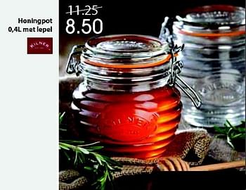 Aanbiedingen Honingpot met lepel - Kilner - Geldig van 26/11/2015 tot 20/12/2015 bij Multi Bazar