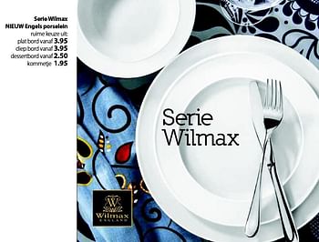 Aanbiedingen Serie wilmax nieuw engels porselein plat bord - Wilmax England - Geldig van 26/11/2015 tot 20/12/2015 bij Multi Bazar