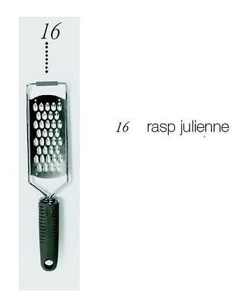 Aanbiedingen C+t rapido rasp: rasp julienne - Cosy &amp; Trendy - Geldig van 30/11/2015 tot 06/01/2016 bij Supra Bazar