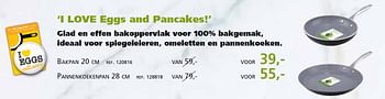 Aanbiedingen I love eggs and pancakes - Greenpan - Geldig van 01/12/2015 tot 31/12/2015 bij Supra Bazar