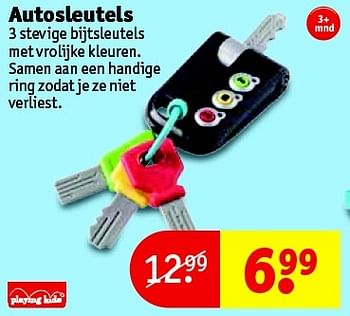 Aanbiedingen Autosleutels 3 stevige bijtsleutels - Playing Kids - Geldig van 24/11/2015 tot 06/12/2015 bij Kruidvat