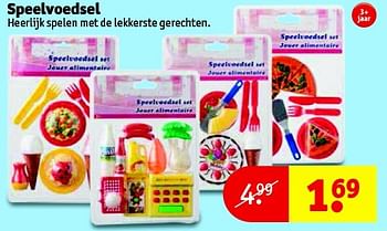 Aanbiedingen Speelvoedsel heerlijk spelen met de lekkerste gerechten - Huismerk - Kruidvat - Geldig van 24/11/2015 tot 06/12/2015 bij Kruidvat