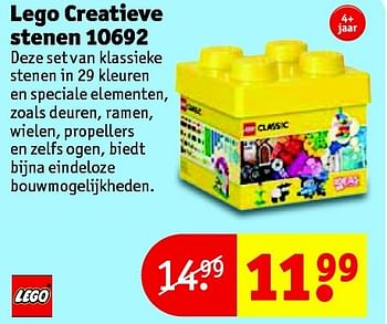 Aanbiedingen Lego creatieve stenen 10692 - Lego - Geldig van 24/11/2015 tot 06/12/2015 bij Kruidvat