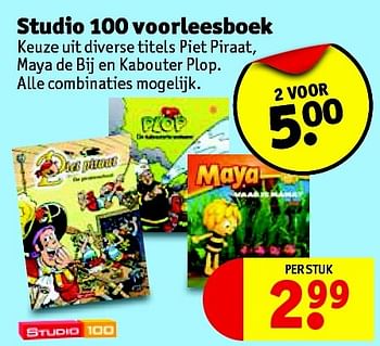 Aanbiedingen Studio 100 voorleesboek - Studio 100 - Geldig van 24/11/2015 tot 06/12/2015 bij Kruidvat