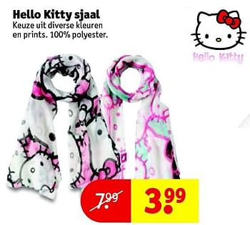Aanbiedingen Hello kitty sjaal keuze uit diverse kleuren en prints - Hello kitty - Geldig van 24/11/2015 tot 06/12/2015 bij Kruidvat