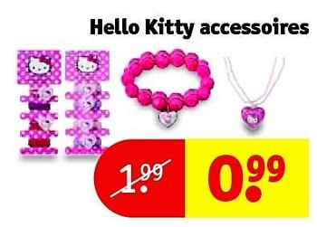 Aanbiedingen Hello kitty accessoires - Hello kitty - Geldig van 24/11/2015 tot 06/12/2015 bij Kruidvat