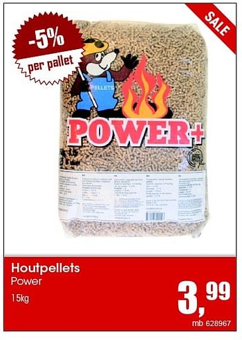 Aanbiedingen Houtpellets power - Huismerk - Multi Bazar - Geldig van 07/12/2015 tot 31/12/2015 bij Multi Bazar